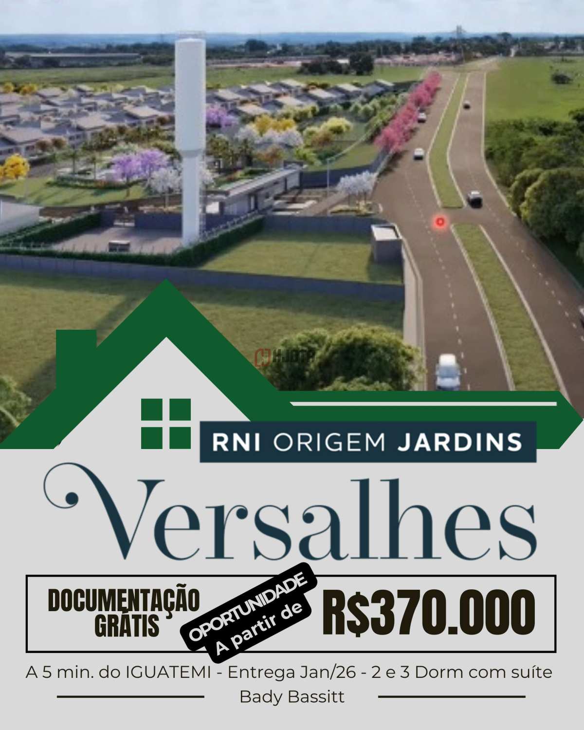 Casa Condomínio Versalhes, c 2 quartos 60m² c 1 Suíte - Bady Bassitt